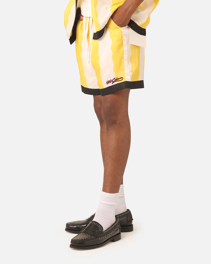 99 Cabana Bowling Shorts Yellow/Off White