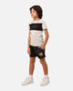 Santa Cruz Kids' Beware Dot Tie Dye Track Shorts Black Tie Dye
