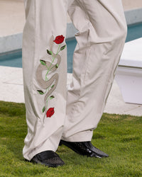 Loiter Western Trouser Off White