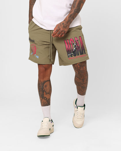 National Collegiate Athletic Association California Volleyball Team Shorts Army Green