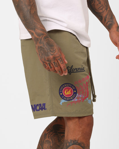 National Collegiate Athletic Association California Volleyball Team Shorts Army Green