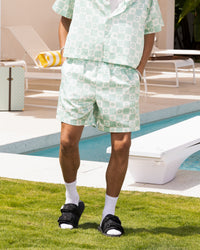 Loiter Midsummer Walk Shorts Sage Green