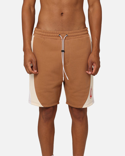 Carre C Star Panelled Shorts Tobacco