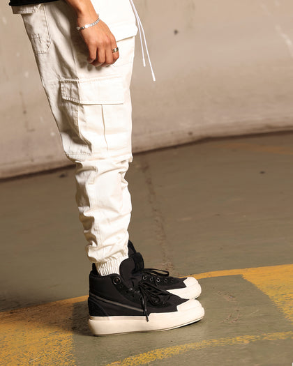 Saint Morta Utility Joggers Off White