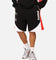 Stussy Football Panelled Shorts Black