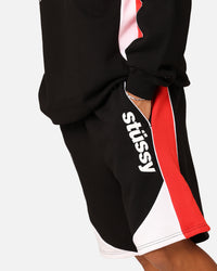 Stussy Football Panelled Shorts Black