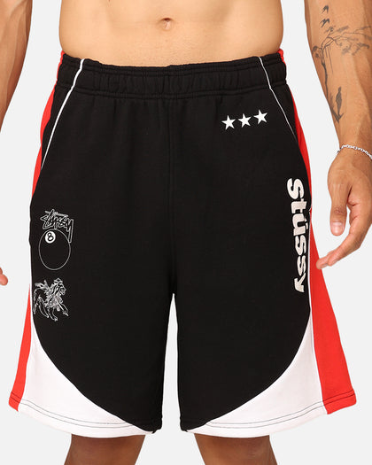 Stussy Football Panelled Shorts Black