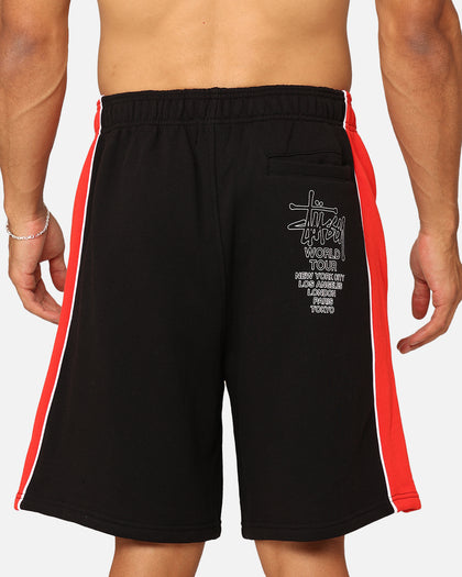 Stussy Football Panelled Shorts Black
