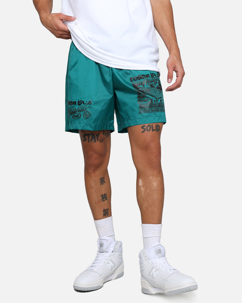 Rolling Loud Miami 23 Beach Shorts Cyan