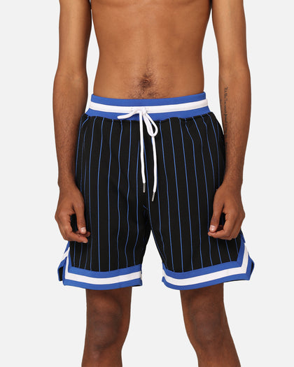 New Era Los Angeles Dodgers Mesh Shorts Black Pinstripe