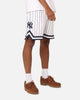 New Era New York Yankees Mesh Shorts White Pinstripe