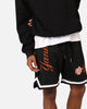 New Era New York Yankees 'Scary Nights' Mesh Shorts Black/Orange