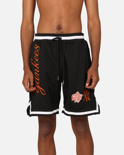 New Era New York Yankees 'Scary Nights' Mesh Shorts Black/Orange