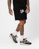 Fallen Breed Puff Logo Zip Sweat Shorts Black/White