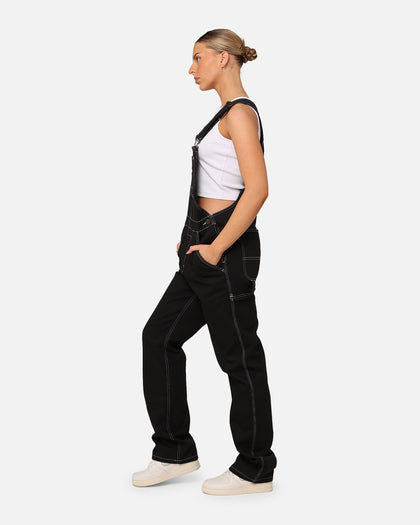 Dickies Women's Relaxed Carpenter Overalls Black