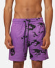 Goat Crew X Naruto Curse Mark Mesh Shorts Purple/Black