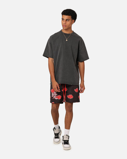 Goat Crew X Naruto Akatsuki Shorts Black/Red