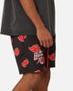 Goat Crew X Naruto Akatsuki Shorts Black/Red