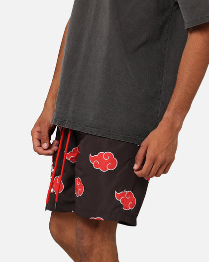 Goat Crew X Naruto Akatsuki Shorts Black/Red