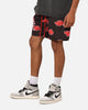 Goat Crew X Naruto Akatsuki Shorts Black/Red