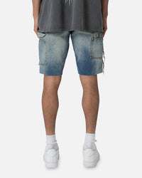 MNML R118 Denim Shorts Blue