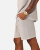 XXIII Zyair Knit Rib Shorts Stone