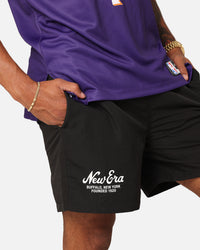 New Era Woven Shorts Black