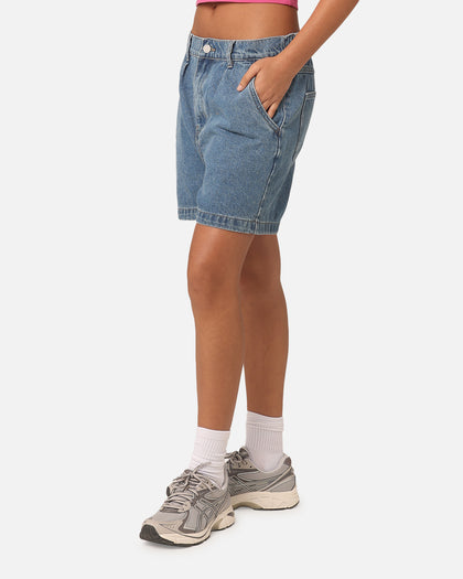 Stussy Women's Nevada Denim Shorts Indigo Denim