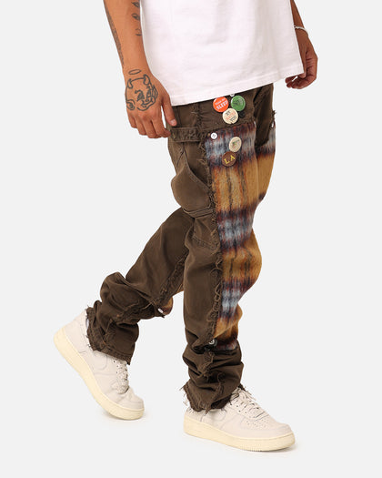 Lifted Anchors "Varial" Mohair Carpenter Denim Jeans Brown/Mohair
