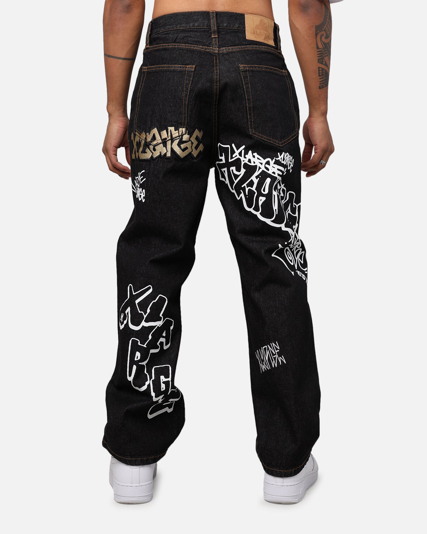 X-Large Graffiti Denim Jeans Black | Culture Kings NZ X-Large Graffiti Denim Jeans Black | Culture Kings NZ