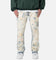 MNML B506 Bleached Flare Denim Jeans Blue