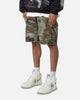 MNML Distressed Cargo Shorts Camo
