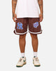 New Era New York Yankees Mesh Pinstripe Shorts Brown