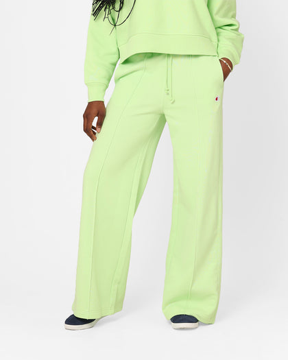 Champion Women's Reverse Weave Small C Wide Leg Joggers Coco Palm