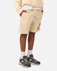 Market Rug Dealer Throwback Arc Shorts Ecru