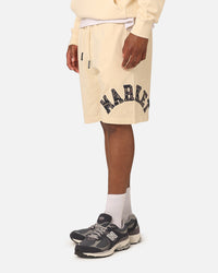 Market Rug Dealer Throwback Arc Shorts Ecru