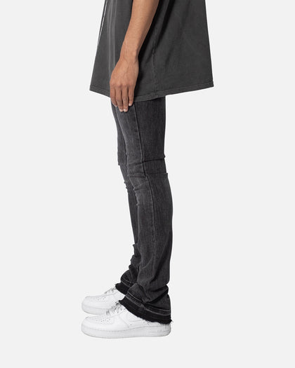 MNML X514 Skinny Stacked Denim Jeans Washed Black