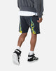MNML Flame Shorts Black
