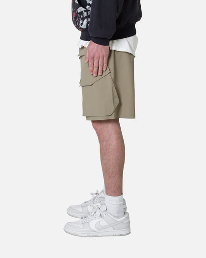 MNML Nylon Cargo Traveler Shorts Sand