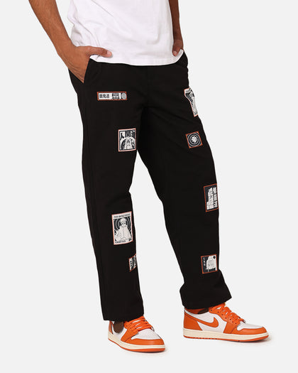 Goat Crew X Naruto Pain Work Pants Black