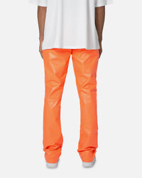 MNML Coated Skinny Sweatpants Orange