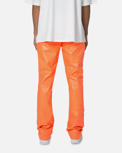 MNML Coated Skinny Sweatpants Orange