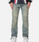 MNML D529 Moto Denim Jeans Vintage Blue