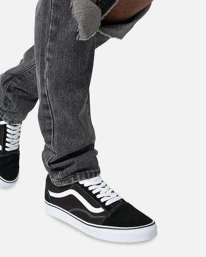 MNML D530 Zipper Denim Jeans Washed Black