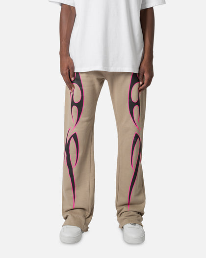 MNML Tribal Bootcut Sweatpants Earth