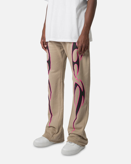 MNML Tribal Bootcut Sweatpants Earth