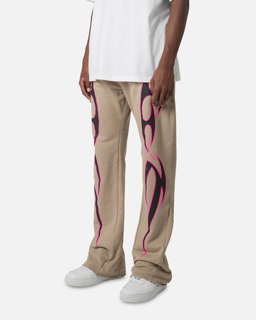 MNML Tribal Bootcut Sweatpants Earth