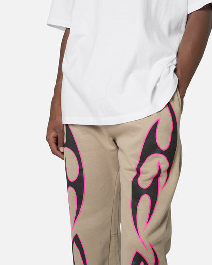 MNML Tribal Bootcut Sweatpants Earth
