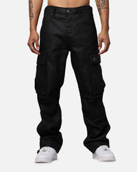 Ksubi Fugitive Cargo Waxed Jeans Black