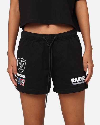 Pro Standard Women's Las Vegas Raiders Fast Lane Shorts Black